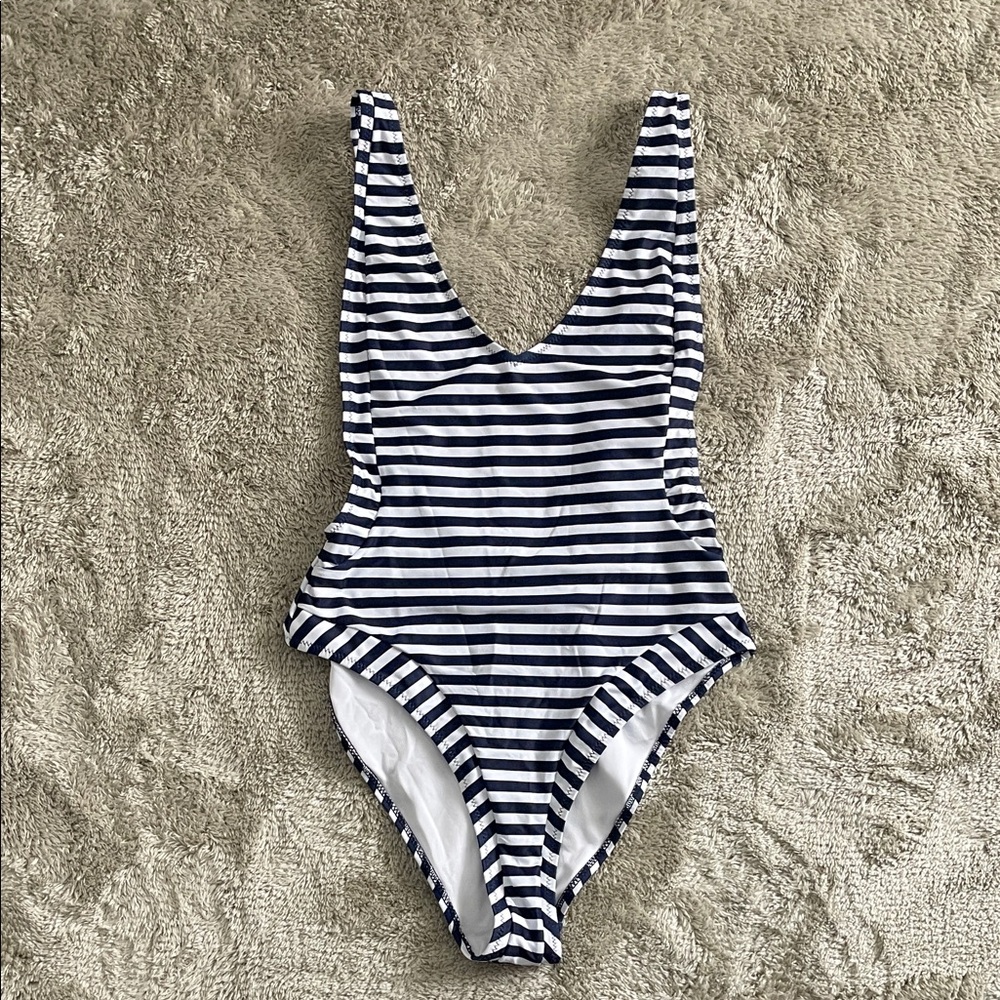 Striped Swimwear